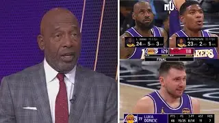 James Worthy Reacts as LeBron and Luka Combine for 70 in Lakers Win vs Bulls