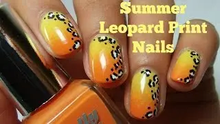 Easy Summer Leopard Print Nail Tutorial | Nails By Kizzy