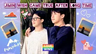 Jimin's wish came true after long time #jikook #jikookmoments #jikooknewmoment #areyousure