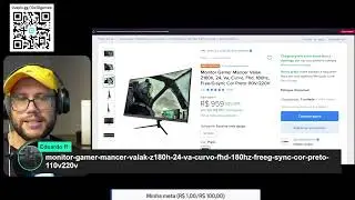 Monitor Gamer Mancer Valak Curvo, r&aacute;pido e envolvente: Experimente o Mancer Valak Z 180hz,