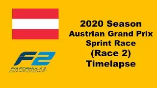 Formula 2 - 2020 Austrian Sprint Race (Race 2) Timelapse