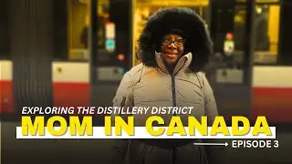 Toronto Train Trip to Distillery District | December Vlog, PATH Walk, Winter Food Tour