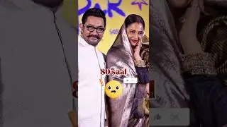 Rekha ji at 80: Grace, Glamour & the Golden Saree 🪄#rekha#shorts