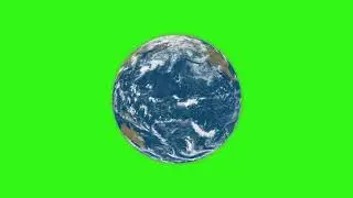 Earth Rotation || Green Screen Videos