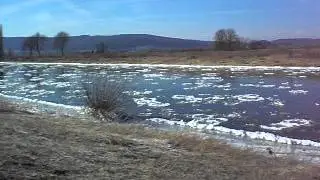 Eisschollen auf der wesser