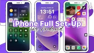 iOS 16 Homescreen Full Set-Up on Android