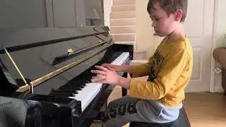 LCM Grade 5 2021-2024. List A1. Gigue in G by Gambarini.  By Zeke on his new Schimmel.