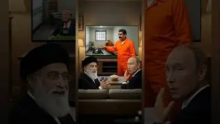 Trump and Khamenei rescue Maduro from Trump's grip 😂 #funny #trump #putin