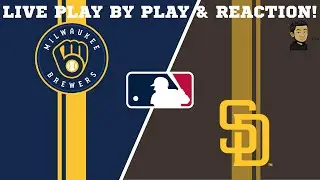 Milwaukee Brewers vs San Diego Padres | MLB Livestream Live Play By Play & Reaction (9/22/2025)