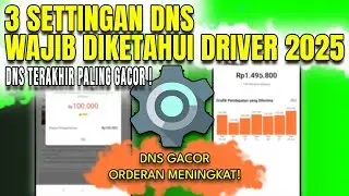 3 CARA SETTING DNS TERGACOR UNTUK GOJEK GRAB & SHOPEE FOOD DRIVER BIAR GACOR