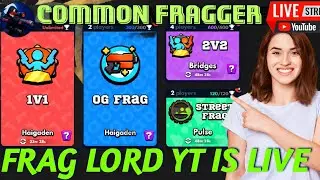 Frag Lord Yt is live! join now fraggers || frag Lord yt || kartik gaming frag||