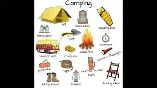 Camping Vocabulary | Learning English