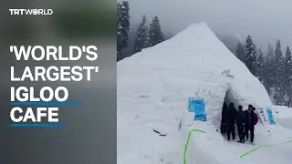 India-administered Kashmir opens 'world's largest' igloo cafe