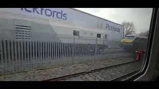 ON THE TRAIN TO WEMBLEY STADIUM WITH NEW TRAIN IN THE SIDING 26TH JANUARY 2O26 