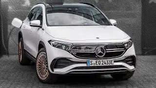 All New Mercedes EQA 2021   Interior Exterior Driving   Обзор на канале Авто своими глазами