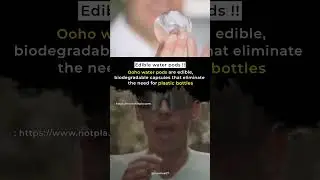Edible water pods... #shorts #youtubeshorts #viral