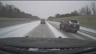 Tracking snow across Atlanta | View of I-85 conditions