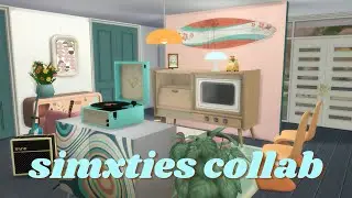 1960's Inspired Room Reno | SIMXTIES COLLAB at The Sims Resource 🌼| 1960's Sims Inspired CC