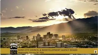 Reno City Council and Redevelopment Agency Board | January 28, 2026
