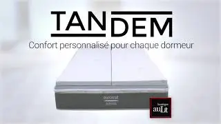 Nouveau matelas tandem qui permet de personnaliser chaque c&ocirc;t&eacute;