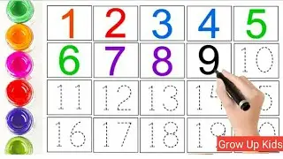 How to write Numbers for beginners||Numbers learning||Numbers for kids