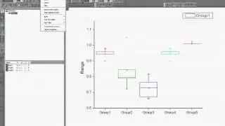 How to make a box and whiskers plot in Origin