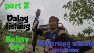 #Part 2. Buhay ofw Taiwan. Diskarteng Walang overtime. #snakehead fishing .#Dalag fishing