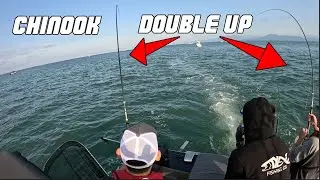 CHINOOK SALMON SLAYFEST (BC, CANADA) Fishing Anchovys, Hoochies & Spoons Sep 1, 2024