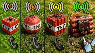 Minecraft Every TNT Experiments with different Wi-Fi - compilation