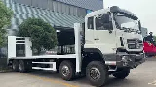 Dongfeng 8X4 20ton off Road Flatbed Truck Wrecker truck Car Carrier truck Already exported in Russia