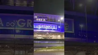 ENTRADA E SAIDA DE PORTO ALEGRE. NOVA ILUMINA&Ccedil;&Atilde;O NA ARENA DO GR&Ecirc;MIO. #gremio #futebol