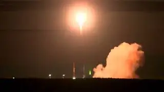 Very beautiful: Launch spacecraft Soyuz-2.1v