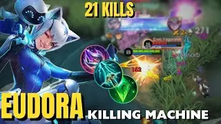 Eudora Monster Killing Machine As Roamer! Eudora Best Build - Mobile Legends