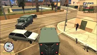 LVPD : How Many Cops Can Spawn ? _ GTA  San Andreas