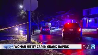 GRPD: Woman hospitalized after being hit by vehicle