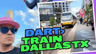 Jay Are Rides The DART Train Things Things To Do In Dallas Texas DART Train Orange Line Ferris wheel