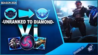 ONE-SHOT Vi IS THE ANSWER TO MASTER Yi - Unranked to Diamond | League of Legends