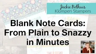 Blank Note Cards: How to Make Them Up Fast for Cute & Simple Cards