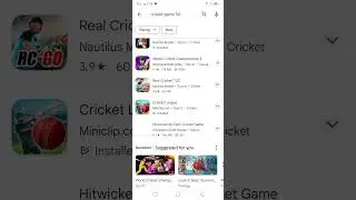 How to Download Cricket Game 3D from Play Store #shorts