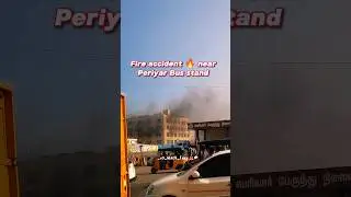 #Madurai Periyar bus stand complex got fire 🔥🚒 Live #shorts
