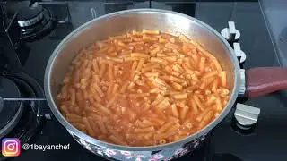 SOSUYLA BERABER PİŞEN DEMLEME MAKARNA NASIL MI YAPILIR?İŞTE SONUÇ ✅ TANE TANE DOMATES SOSLU MAKARNA