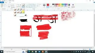 Home Menu in Microsoft Paint