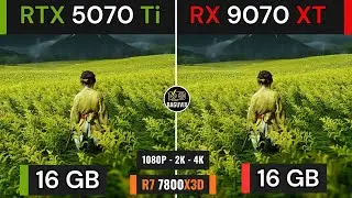 RX 9070 XT VS RTX 5070 Ti Test in 20 Games - Raw FPS Only