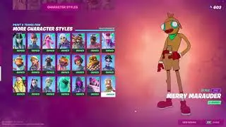 All Cartoon fishstick edit styles unlocked (Fortnite)