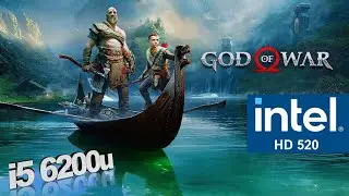 God Of War Intel HD 520 Low End PC | Performance Test