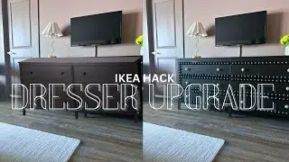 DIY CUSTOM DRESSER | IKEA HACK - The KOPPANG DRESSER gets a boujee upgrade