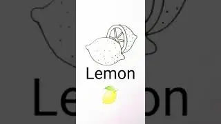 Lemon sketch | easy lemon drawing #shorts #youtubeshorts #lemonart #artstyle #nehakabir