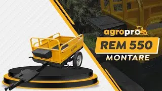 Remorca AgroPro REM 550 montare pas cu pas