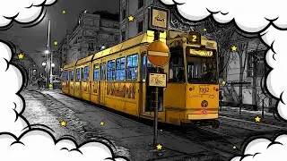 [2-2K] Éjjel, Mikor Kihunytak A Fények | SuperNight Videó 🚃 (VR360, 8K)