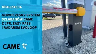 Nowoczesny system szlaban&oacute;w CAME z LPR, Easy Pass i radarem evoloop
